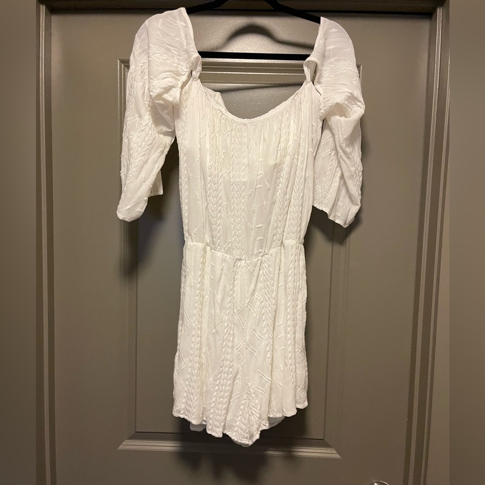 Off the Shoulder Boho wide Sleeve Romper - Dainty Hooligan With Tags